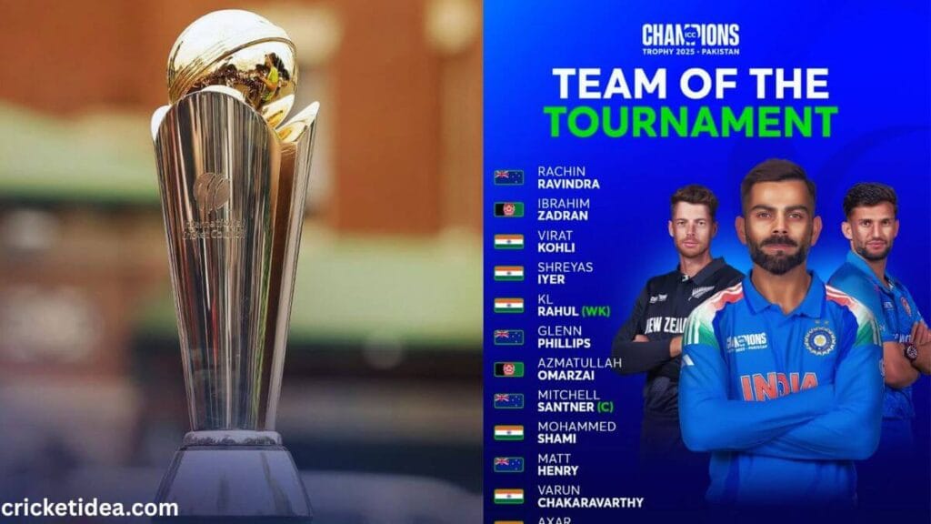 ICC ने बनाया टीम ऑफ द टूर्नामेंट, रोहित नहीं है कप्तान, 6 भारतीयों को मिली जगह