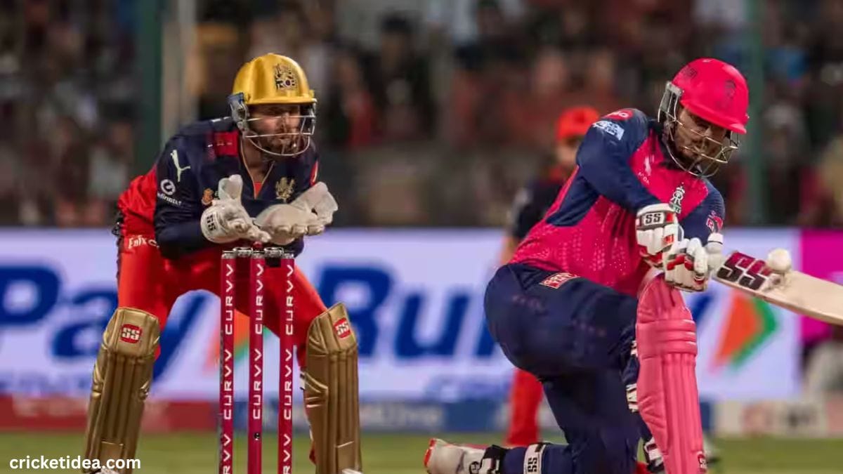 RCB VS RR: RCB का घर में पहला विजय जश्न। RR की प्लेऑफ की राह हुई मुश्किल। हेजलवुड और पांड्या के आगे नहीं चली RR की बैटिंग