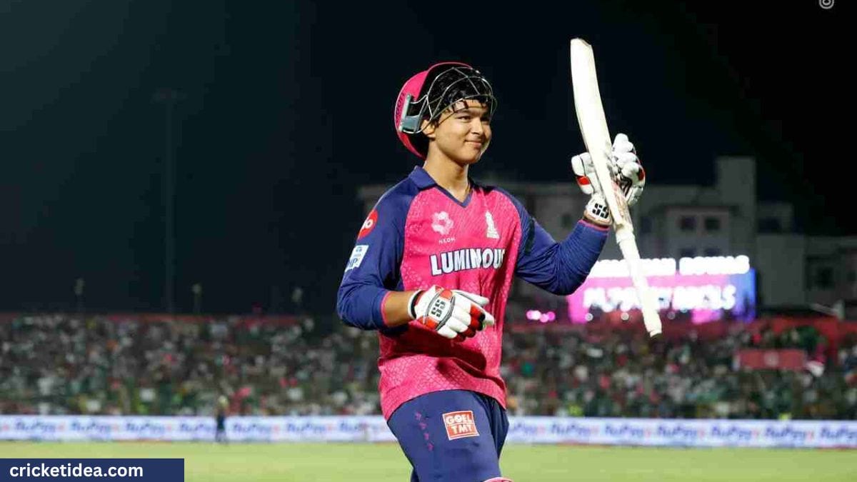 सबसे कम उम्र में IPL में शतक लगाने वाले बल्लेबाज बने वैभव सूर्यवंशी। बनाए कई रिकार्ड। IPL में सबसे तेज शतक लगाने वाले पहले भारतीय