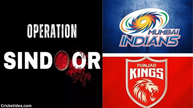 “Operation Sindoor’’ की वजह से IPL का एक मैच प्रभावित। धर्मशाला से अहमदाबाद शिफ्ट किया गया।