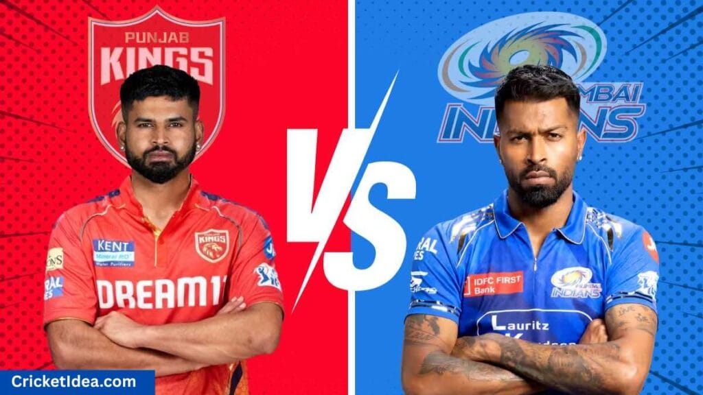 PBKS vs MI: मुंबई इंडियंस के सामने पंजाब किंग्स की चुनौती। जो भी जीता फाइनल में एंट्री। 